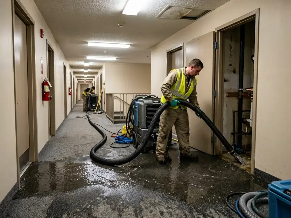 multi-unit-apartment-hallway-f-005 — frequently asked questions, Emergency Burst Pipe Water Extraction & Removal in Wallace,…